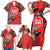 Personalized Canada Indigenous People Day Family Matching Short Sleeve Bodycon Dress and Hawaiian Shirt Haida Tribe Flag Tattoo Style