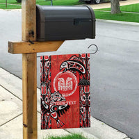 Personalized Canada Indigenous People Day Garden Flag Haida Tribe Flag Tattoo Style