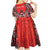 Personalized Canada Indigenous People Day Kid Short Sleeve Dress Haida Tribe Flag Tattoo Style
