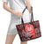Personalized Canada Indigenous People Day Leather Tote Bag Haida Tribe Flag Tattoo Style
