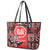 Personalized Canada Indigenous People Day Leather Tote Bag Haida Tribe Flag Tattoo Style