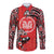 Personalized Canada Indigenous People Day Long Sleeve Button Shirt Haida Tribe Flag Tattoo Style