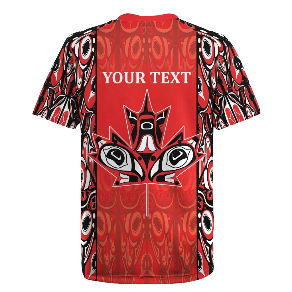 Personalized Canada Indigenous People Day Rugby Jersey Haida Tribe Flag Tattoo Style