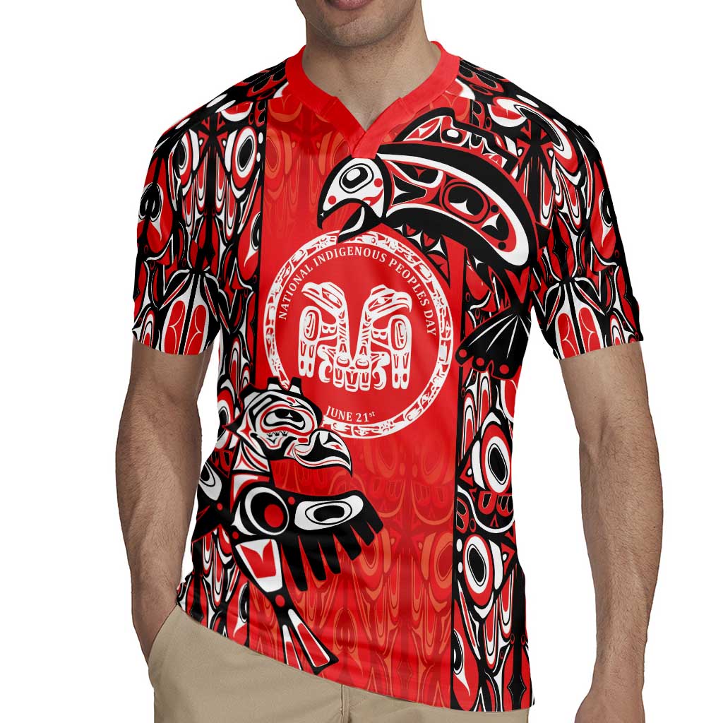Personalized Canada Indigenous People Day Rugby Jersey Haida Tribe Flag Tattoo Style
