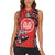 Personalized Canada Indigenous People Day Women Sleeveless Polo Shirt Haida Tribe Flag Tattoo Style
