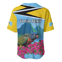 Personalized Pitons Saint Lucian Bougainvillea Baseball Jersey