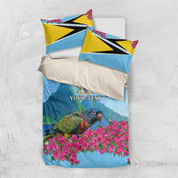 Personalized Pitons Saint Lucian Bougainvillea Bedding Set