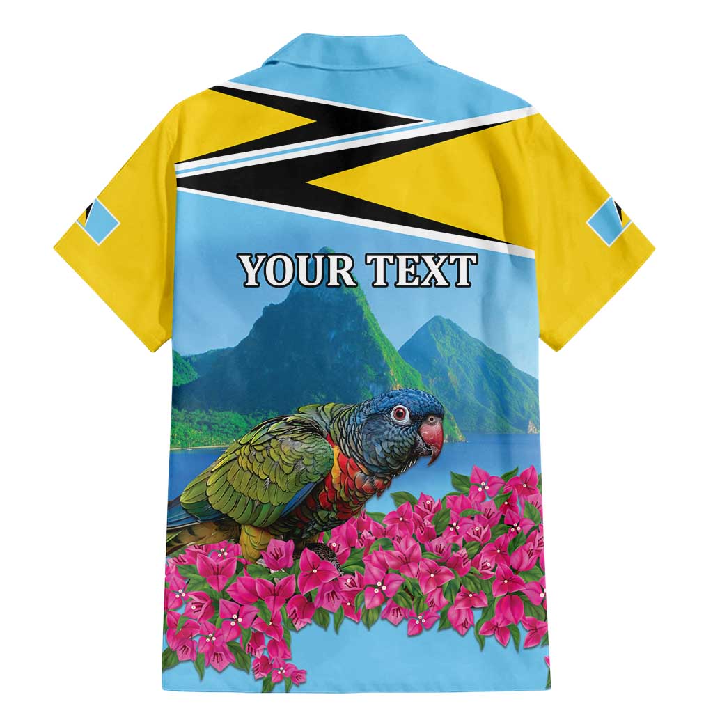 Personalized Pitons Saint Lucian Bougainvillea Family Matching Mermaid Dress and Hawaiian Shirt