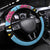 Pitons Saint Lucian Bougainvillea Steering Wheel Cover