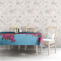 Personalized Pitons Saint Lucian Bougainvillea Tablecloth