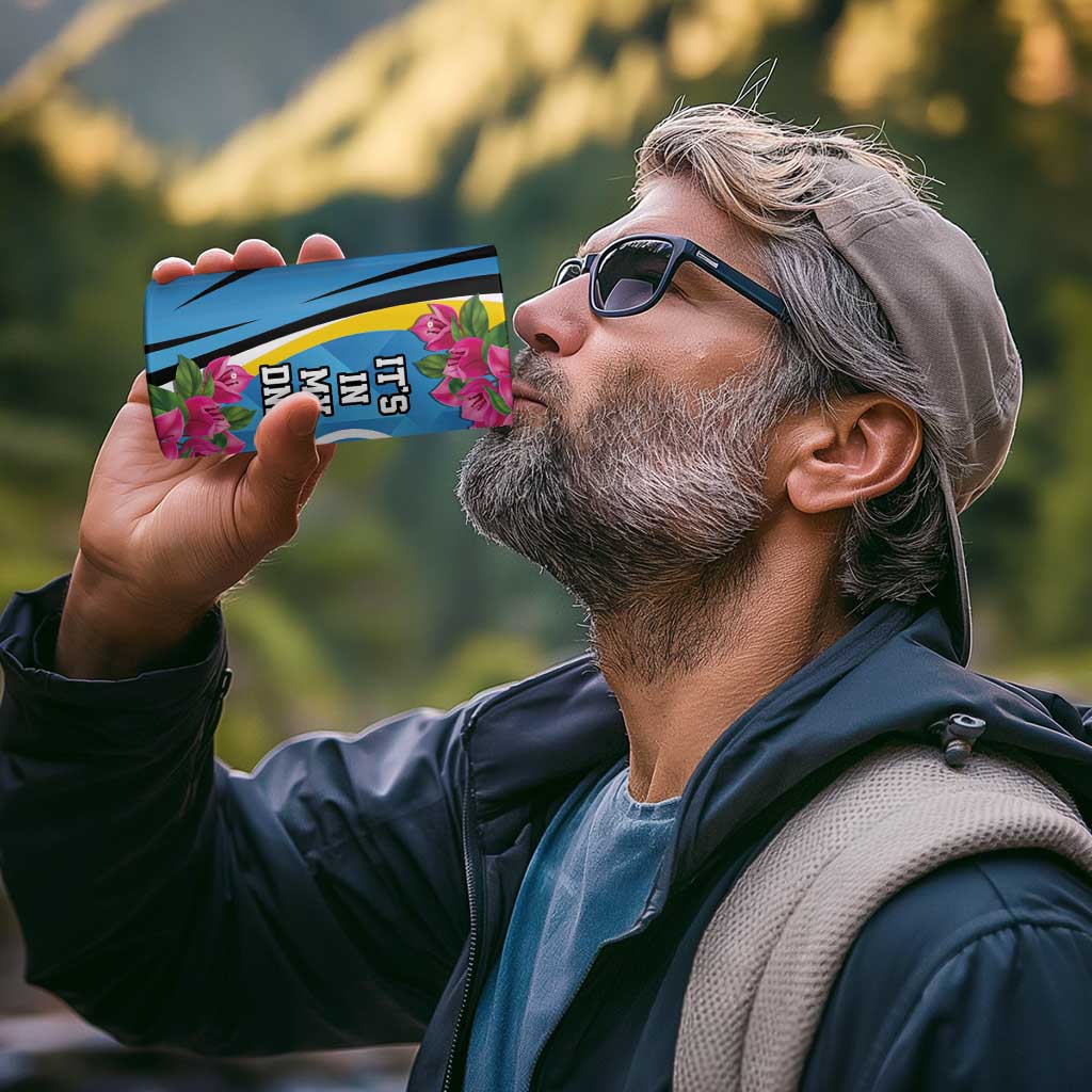 Saint Lucia Flag Pride It's in My DNA 4 in 1 Can Cooler Tumbler