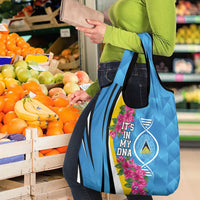 Saint Lucia Flag Pride It's in My DNA Grocery Bag