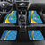 Custom Saint Lucia Football Car Mats Sporty Pattern