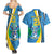 Custom Saint Lucia Football Couples Matching Summer Maxi Dress and Hawaiian Shirt Sporty Pattern