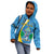 Custom Saint Lucia Football Kid Hoodie Sporty Pattern