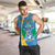 Custom Saint Lucia Football Men Tank Top Sporty Pattern