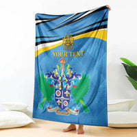 Personalized Saint Lucia Independence Day Blanket Since 1979