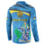 Personalized Saint Lucia Independence Day Button Sweatshirt Since 1979