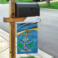 Personalized Saint Lucia Independence Day Garden Flag Since 1979