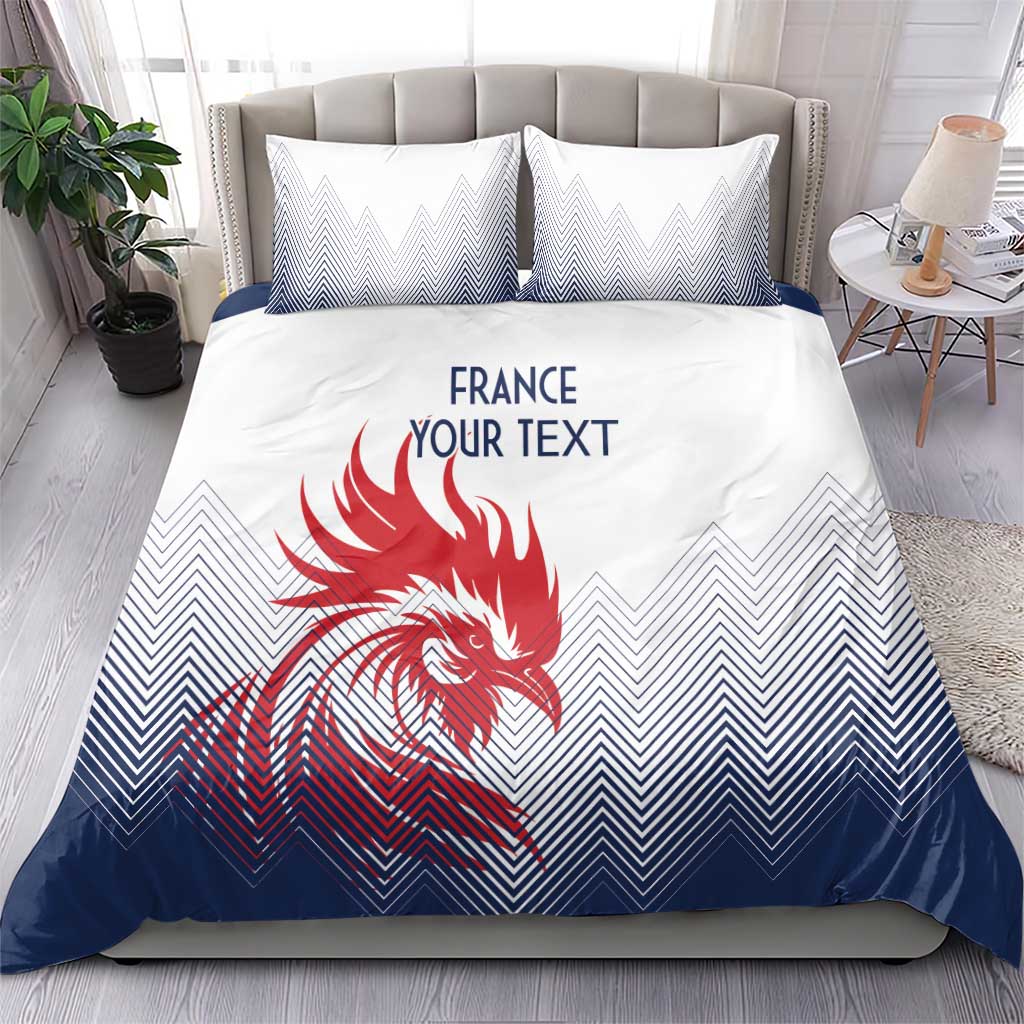 Custom France Rugby Bedding Set Summer Paris 2024 LT9 - Wonder Print Shop