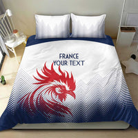 Custom France Rugby Bedding Set Summer Paris 2024 LT9 - Wonder Print Shop