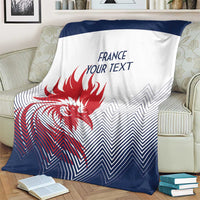 Custom France Rugby Blanket Summer Paris 2024
