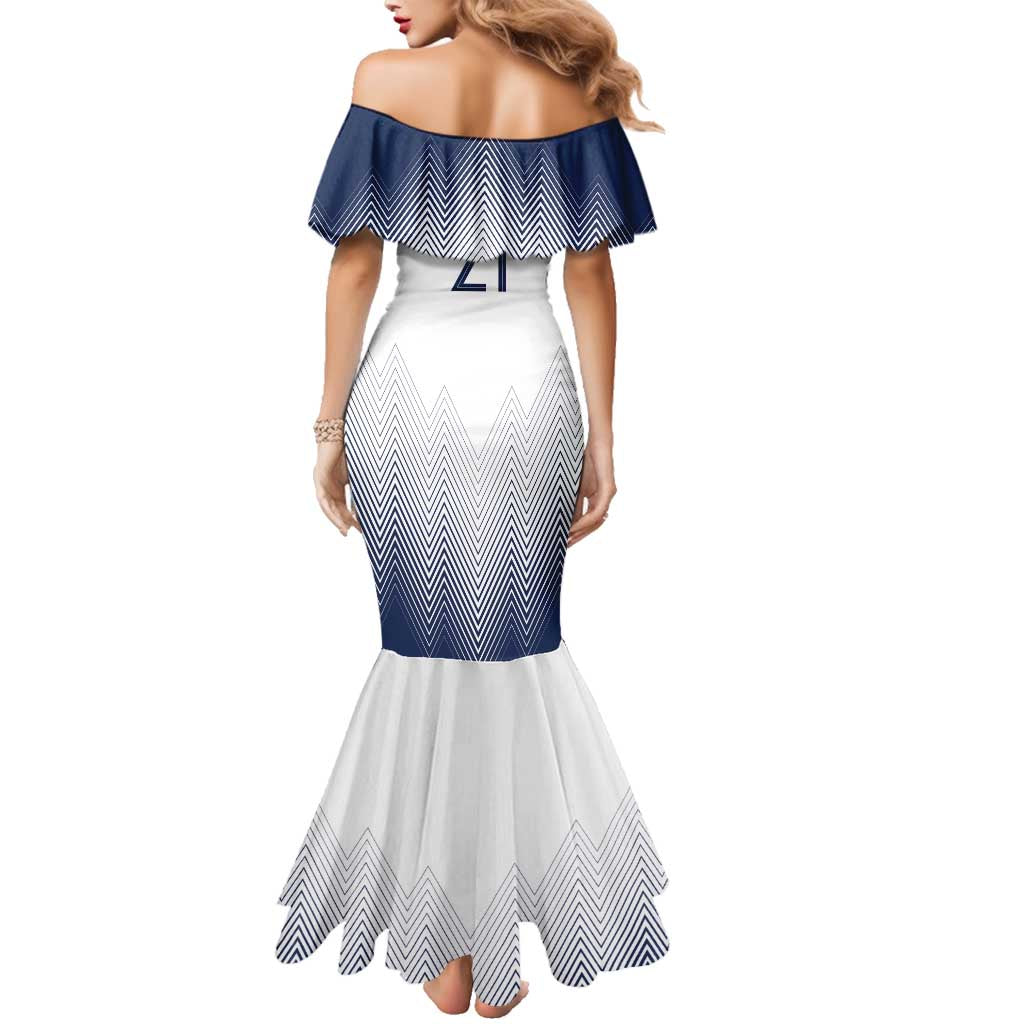 Custom France Rugby Family Matching Mermaid Dress and Hawaiian Shirt Summer Paris 2024 LT9 - Wonder Print Shop