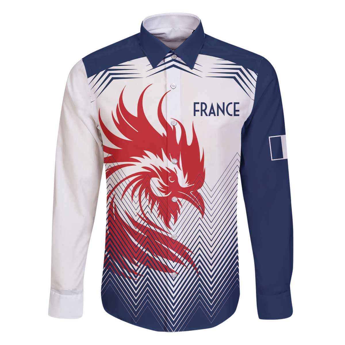 Custom France Rugby Family Matching Puletasi and Hawaiian Shirt Summer Paris 2024 - Wonder Print Shop