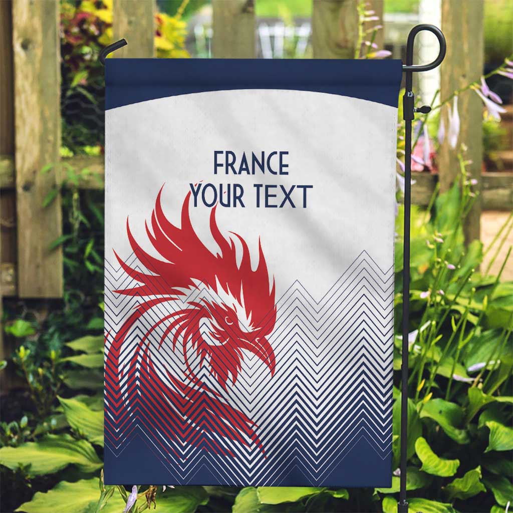 Custom France Rugby Garden Flag Summer Paris 2024 - Wonder Print Shop
