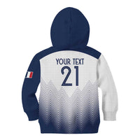 Custom France Rugby Kid Hoodie Summer Paris 2024 - Wonder Print Shop
