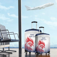 Custom France Rugby Luggage Cover Summer Paris 2024 - Wonder Print Shop