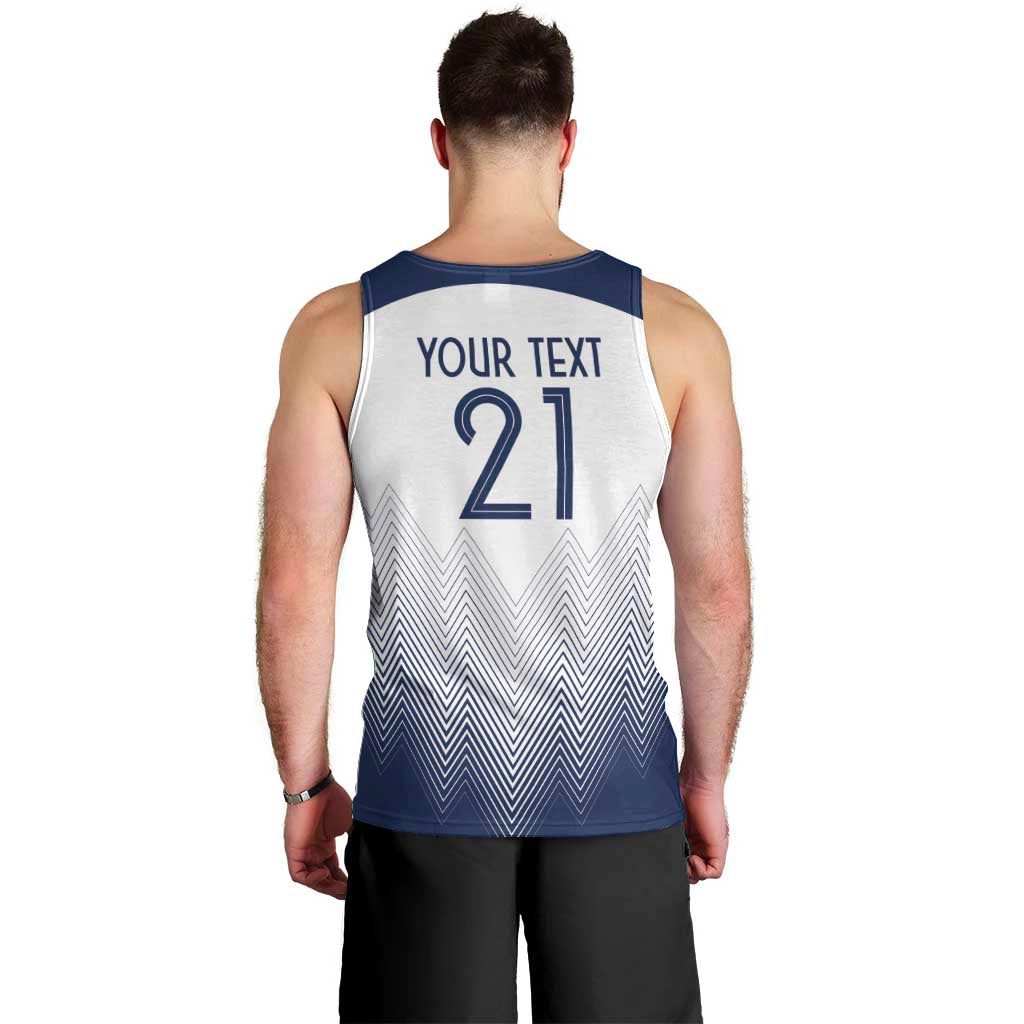 Custom France Rugby Men Tank Top Summer Paris 2024 - Wonder Print Shop