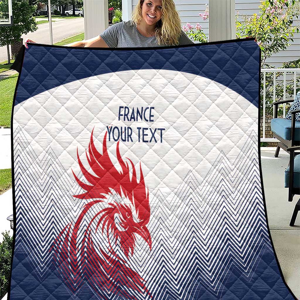 Custom France Rugby Quilt Summer Paris 2024 - Wonder Print Shop