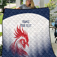 Custom France Rugby Quilt Summer Paris 2024 - Wonder Print Shop