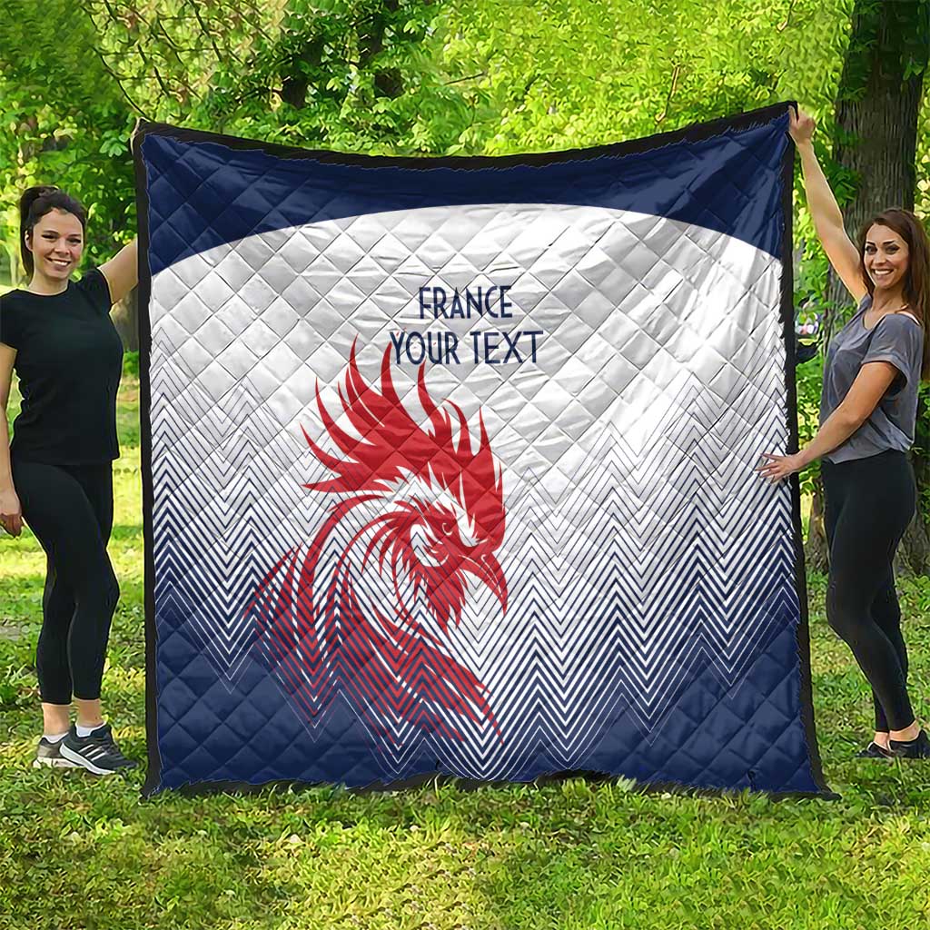 Custom France Rugby Quilt Summer Paris 2024 - Wonder Print Shop