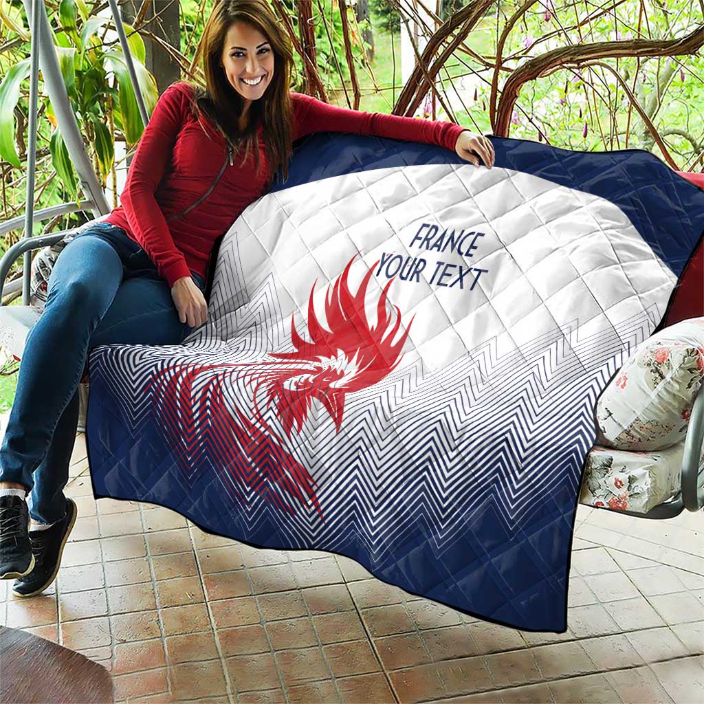 Custom France Rugby Quilt Summer Paris 2024 - Wonder Print Shop