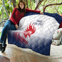 Custom France Rugby Quilt Summer Paris 2024 - Wonder Print Shop