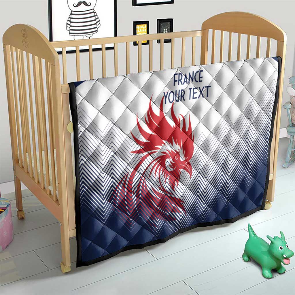 Custom France Rugby Quilt Summer Paris 2024 - Wonder Print Shop