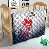 Custom France Rugby Quilt Summer Paris 2024 - Wonder Print Shop