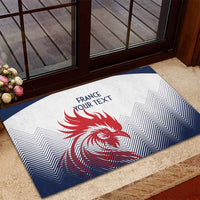 Custom France Rugby Rubber Doormat Summer Paris 2024 - Wonder Print Shop