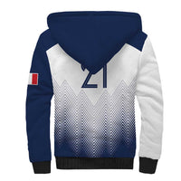 Custom France Rugby Sherpa Hoodie Summer Paris 2024 - Wonder Print Shop