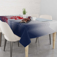 Custom France Rugby Tablecloth Summer Paris 2024 - Wonder Print Shop