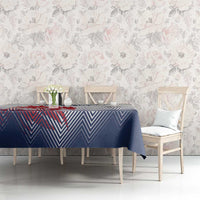 Custom France Rugby Tablecloth Summer Paris 2024 - Wonder Print Shop