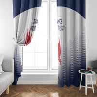 Custom France Rugby Window Curtain Summer Paris 2024 - Wonder Print Shop