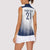 Custom France Rugby Women Sleeveless Polo Shirt Summer Paris 2024 - Wonder Print Shop