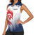 Custom France Rugby Women Sleeveless Polo Shirt Summer Paris 2024 - Wonder Print Shop
