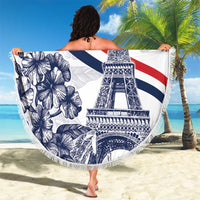 Custom France Women Rugby Beach Blanket Summer Flowers 2024 LT9 - Wonder Print Shop
