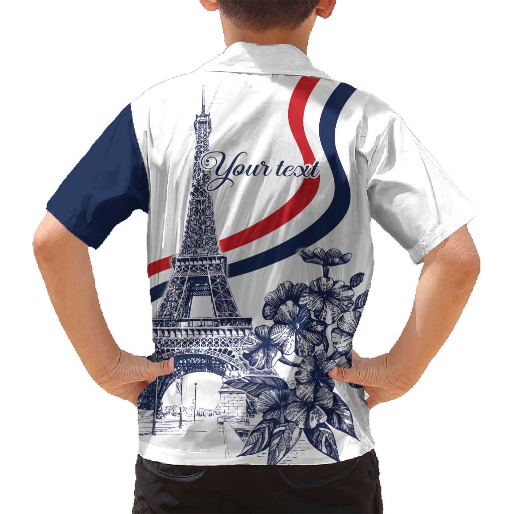 Custom France Women Rugby Family Matching Tank Maxi Dress and Hawaiian Shirt Summer Flowers 2024 - Wonder Print Shop