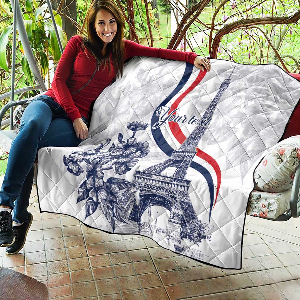 Custom France Women Rugby Quilt Summer Flowers 2024 - Wonder Print Shop