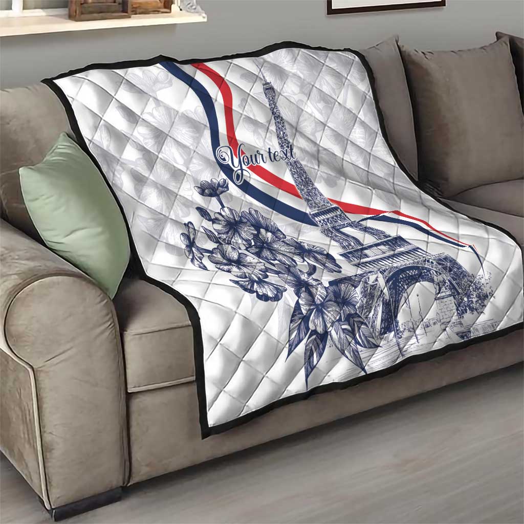 Custom France Women Rugby Quilt Summer Flowers 2024 - Wonder Print Shop